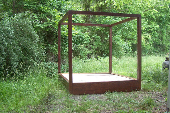 Reclaimed Douglas Fir Canopy Bed