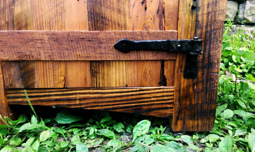 Rustic Reclaimed Wormy Chestnut Bathroom Vanity