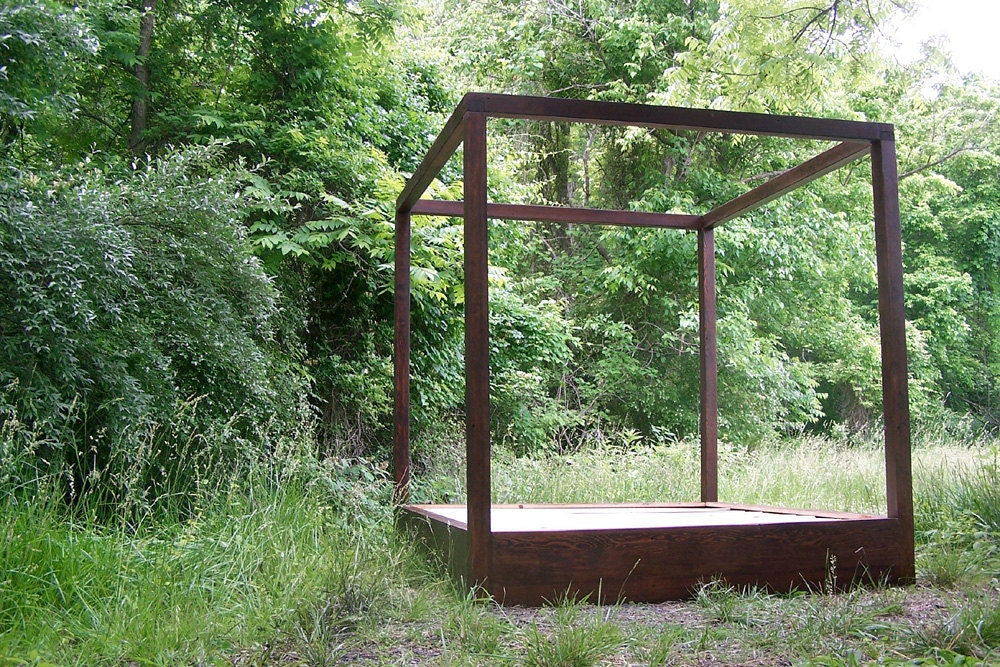 Reclaimed Douglas Fir Canopy Bed