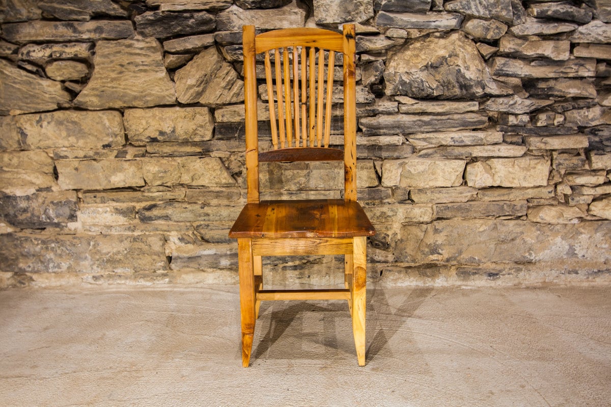 Vintage Heart Pine Dining Chair