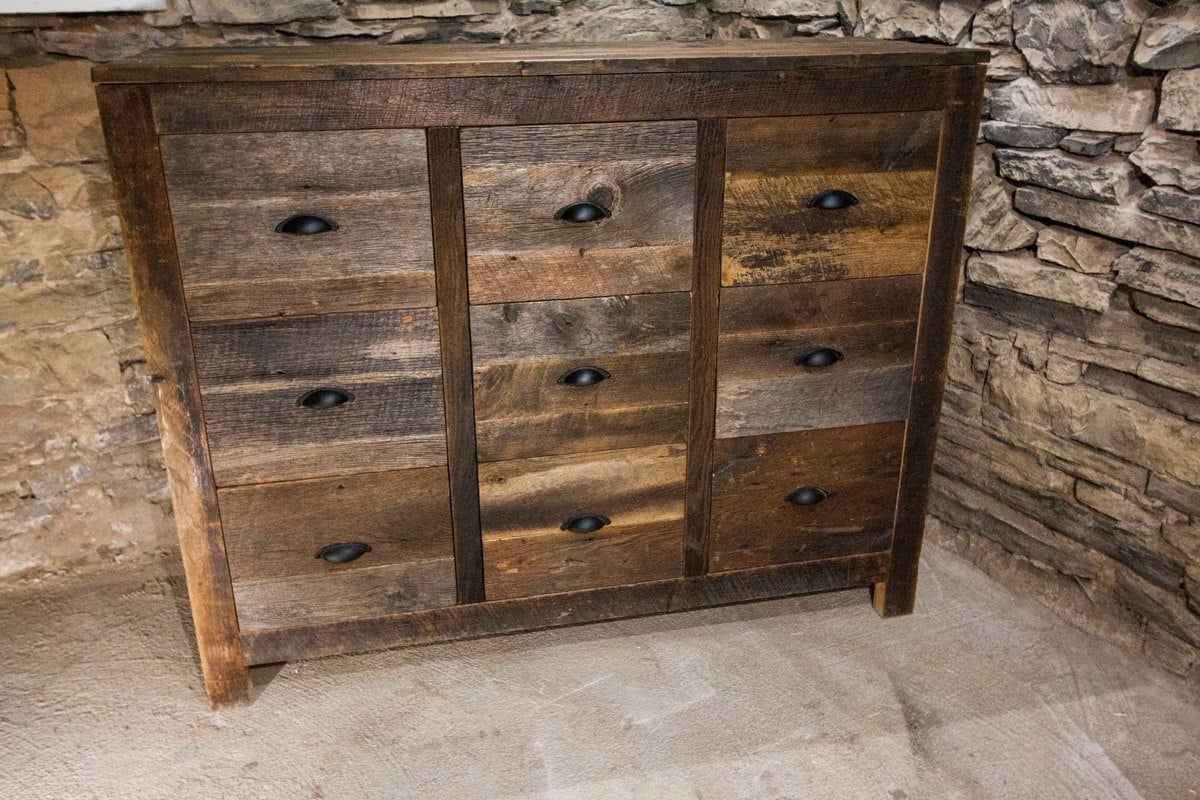 "Old Bombay" Reclaimed Wood Dresser