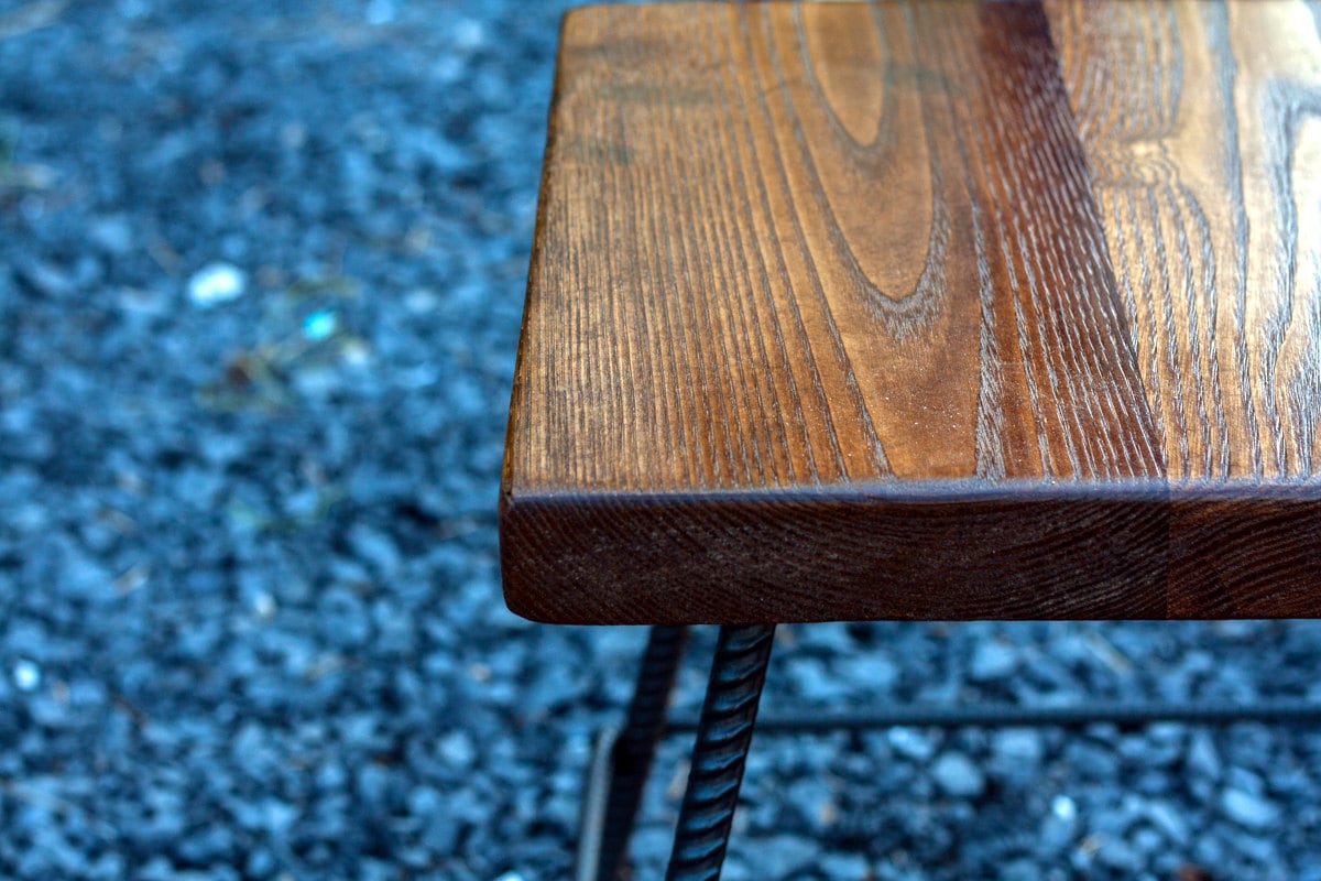 Reclaimed Oak Factory Bar Chair