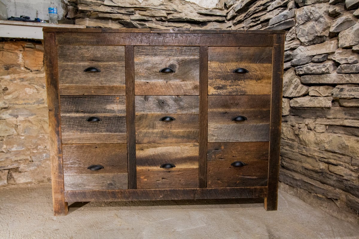 "Old Bombay" Reclaimed Wood Dresser