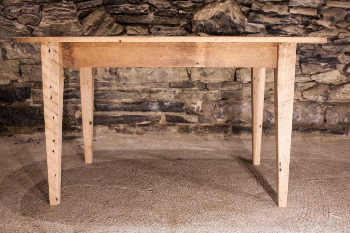 Mid-century Modern Reclaimed Wood Oval Dining Table