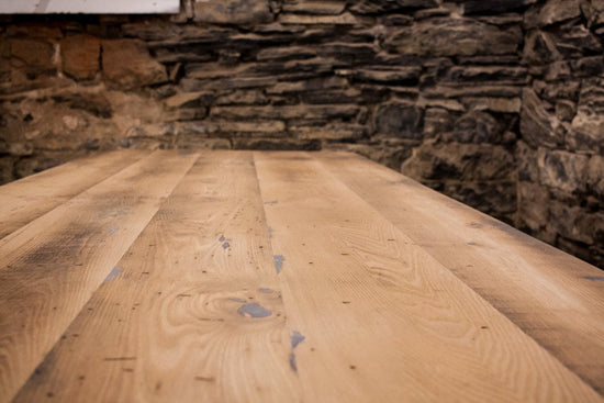 Reclaimed Oak Trestle Dining Table