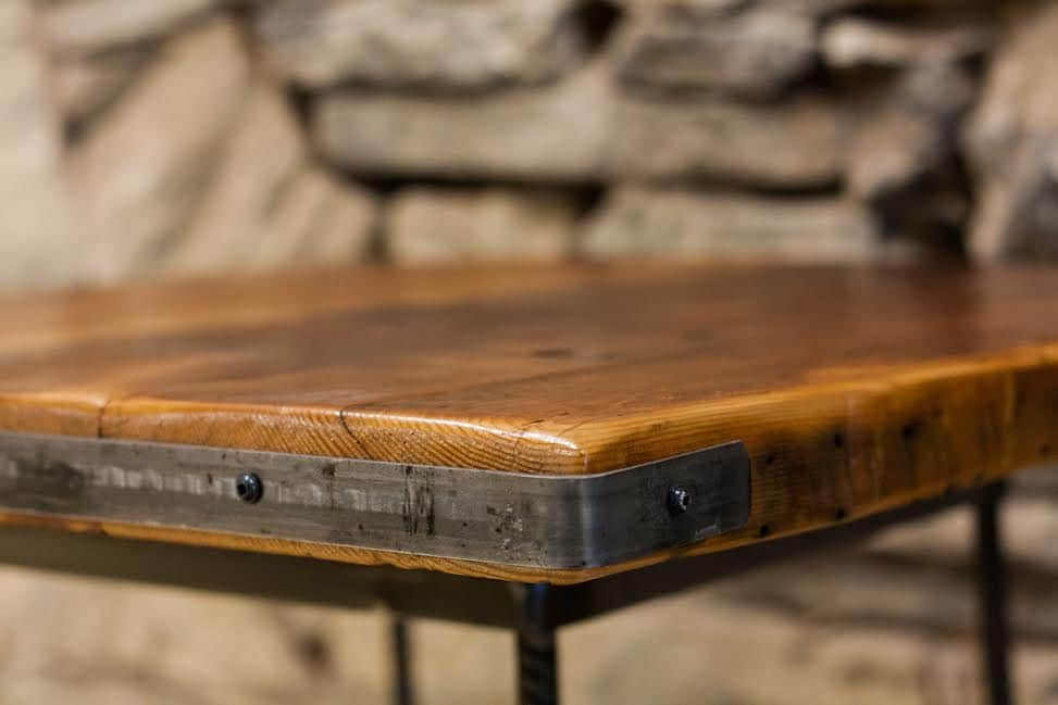 Rustic Reclaimed Wood Tabletop