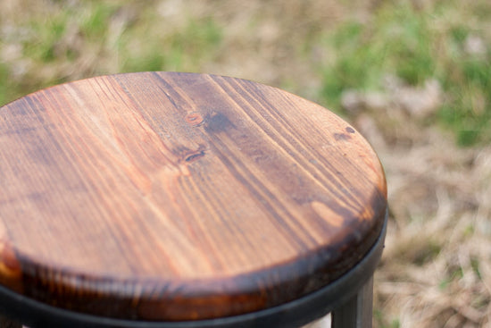 "The Seattle" Reclaimed Wood Stool