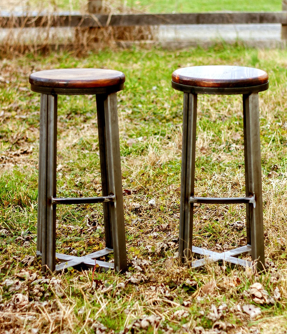 "The Seattle" Reclaimed Wood Stool