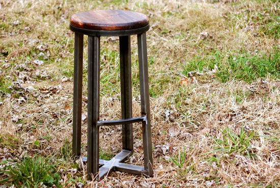 "The Seattle" Reclaimed Wood Stool