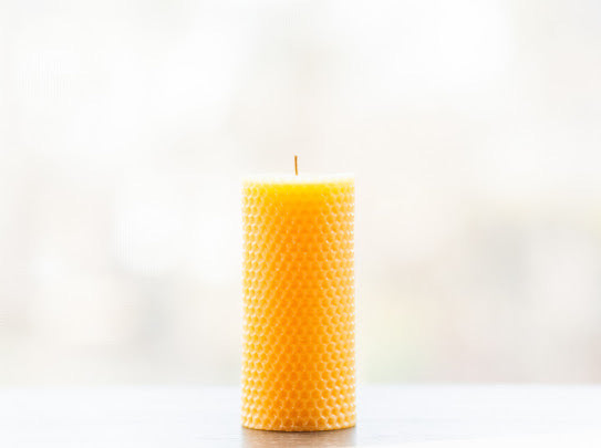 Honeycomb Pillar Candle