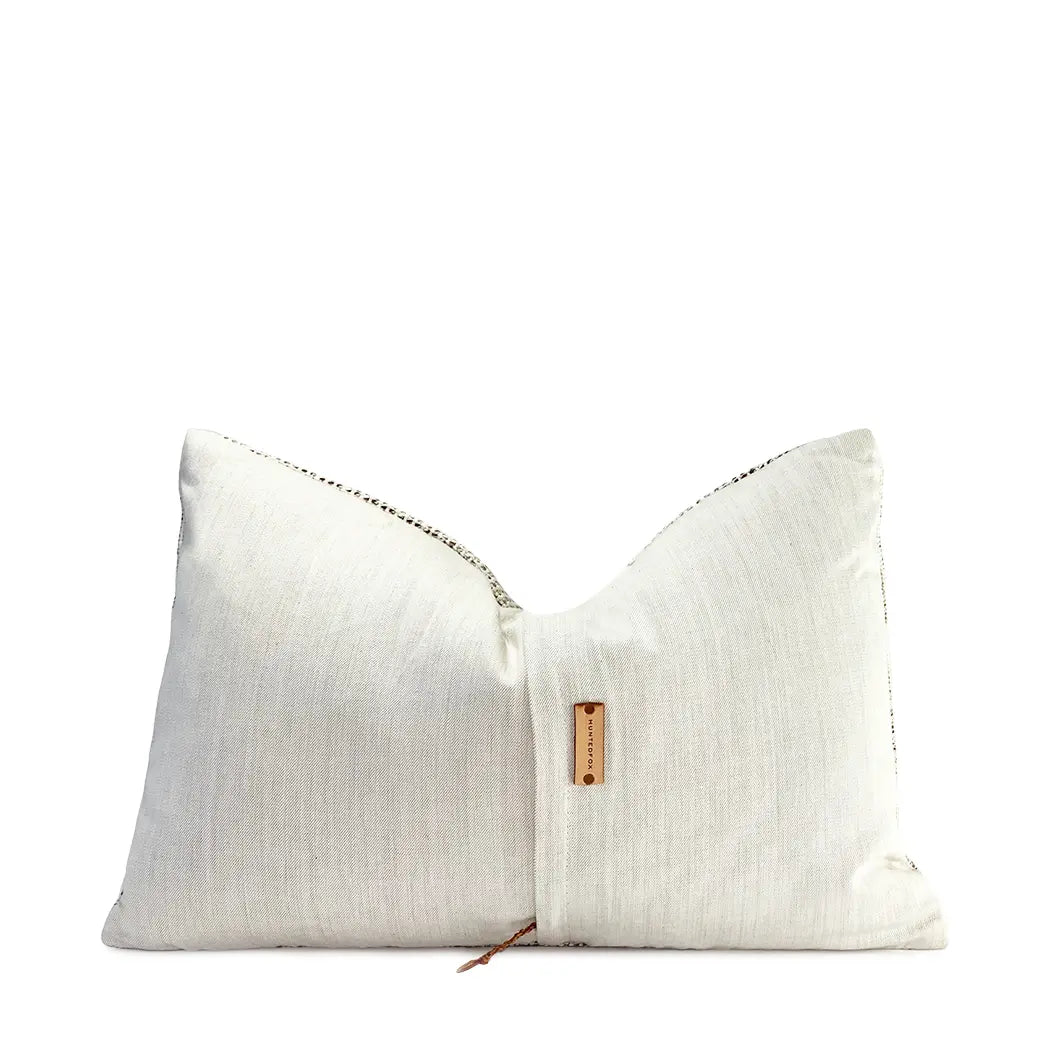 Ivory Textured Couch Pillow