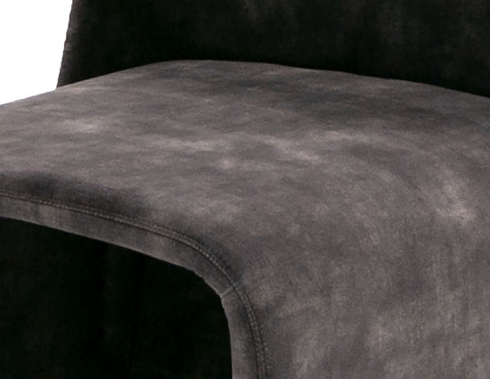 Modrest - Modern Jarvis Accent Dark Grey Fabric Chair