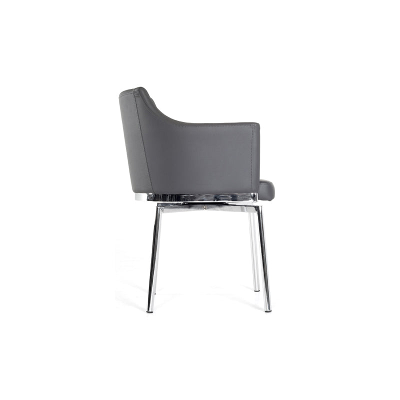 Modrest Kaweah Modern Grey Dining Chair