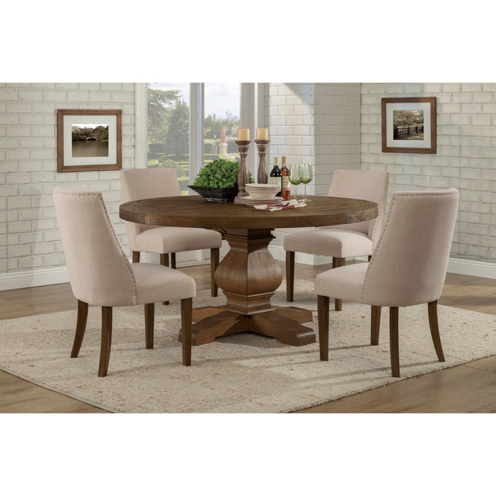 Kensington Round Dining Table, Walnut