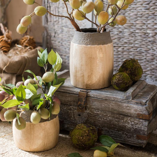 Khaki Coarse Pottery Jar