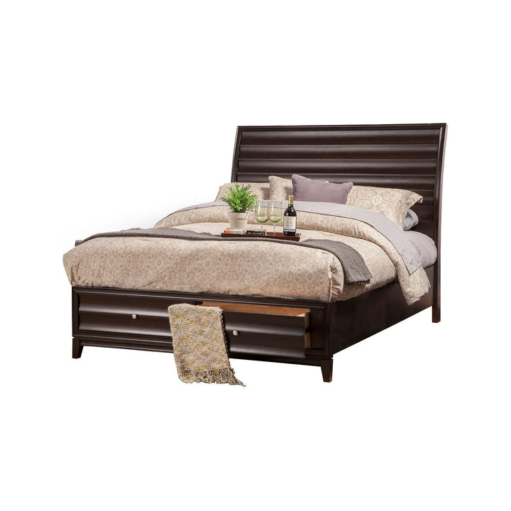 Legacy Storage Bed, Black Cherry