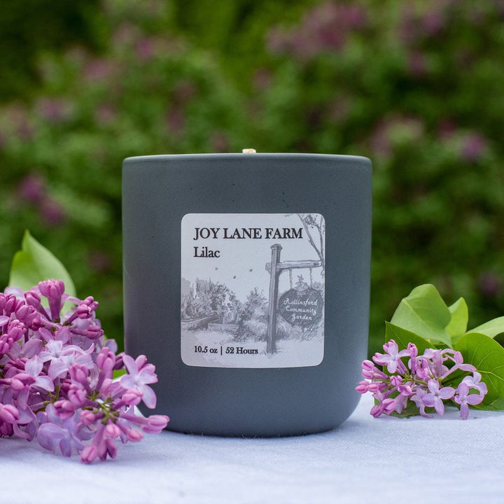 Lilac Ceramic Candle