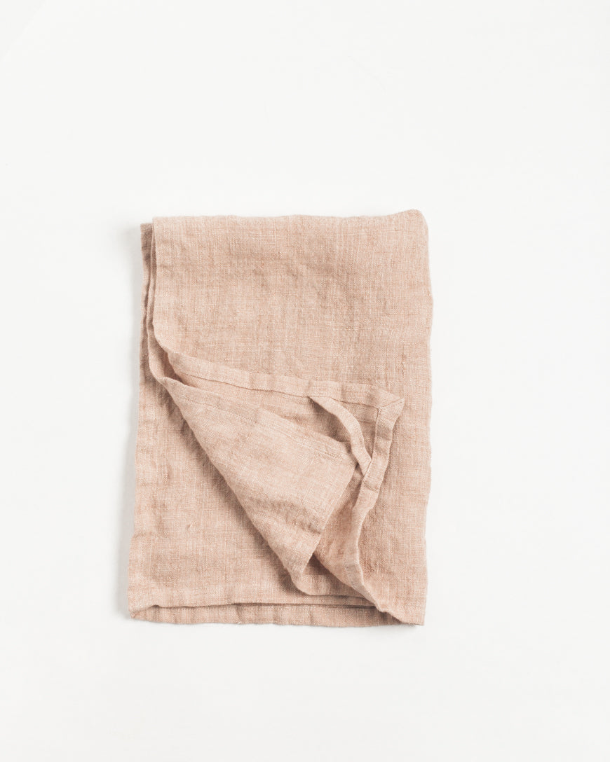 Stone Washed Linen Tea Towel