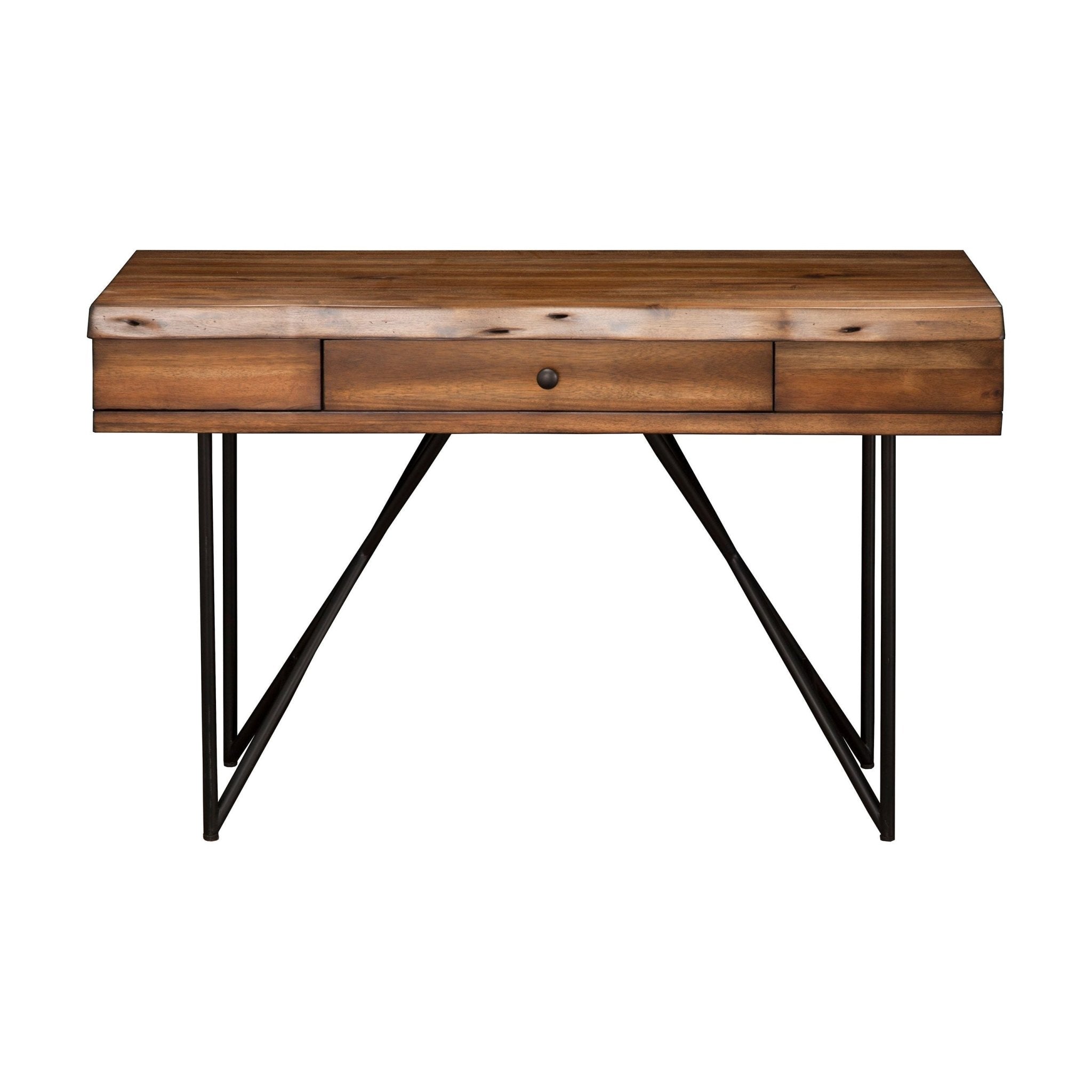 Live Edge Writing Desk, Light Walnut