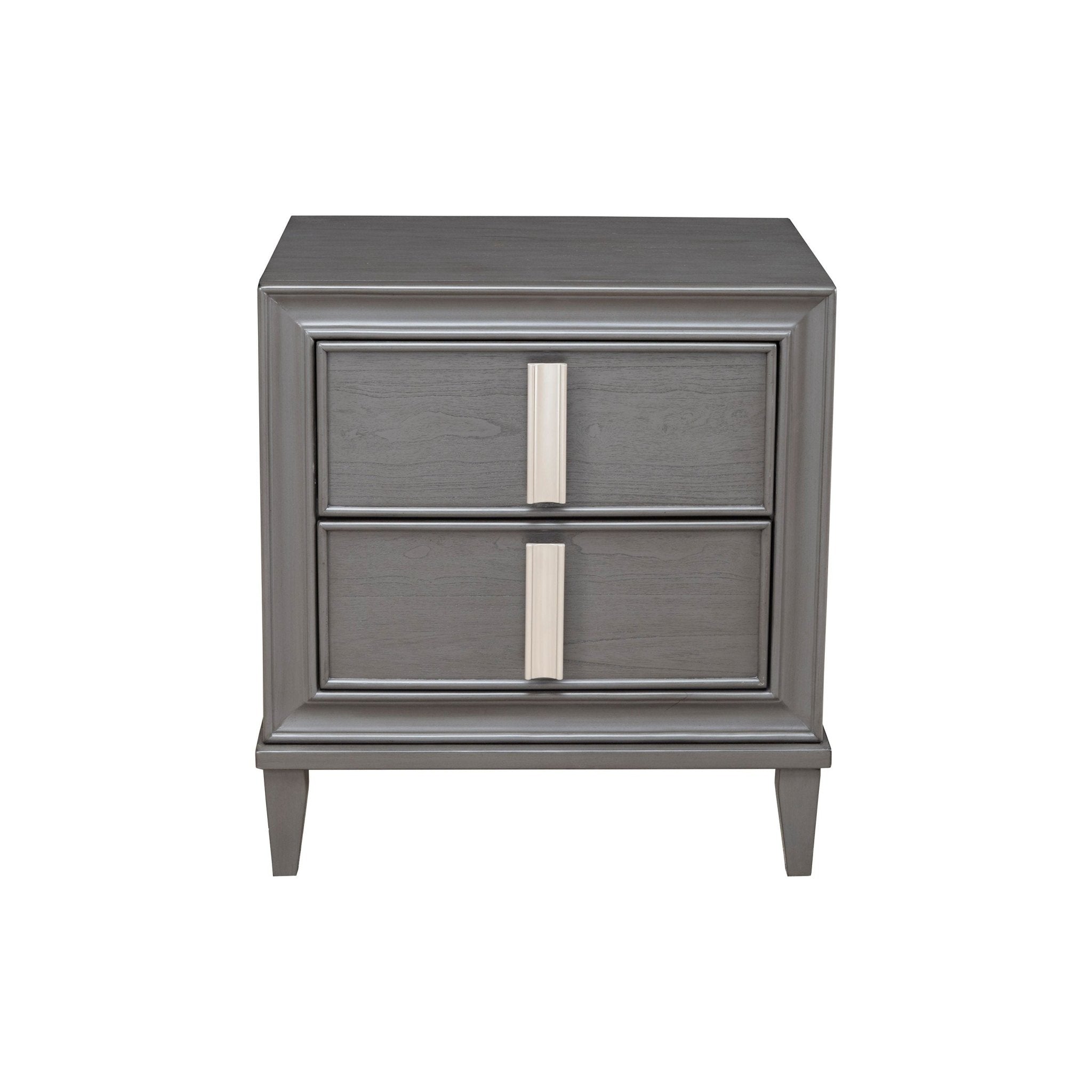 Lorraine Nightstand, Dark Grey