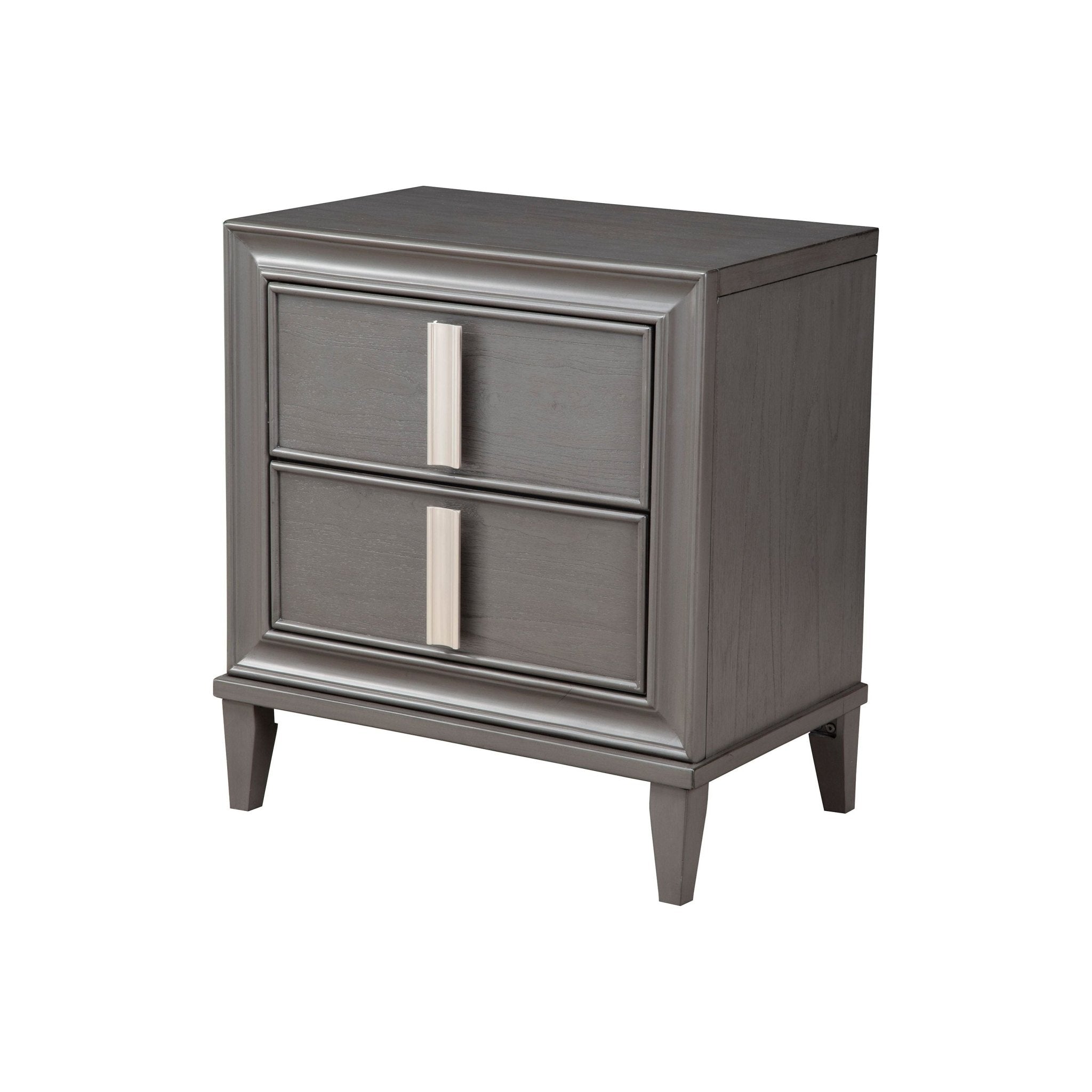 Lorraine Nightstand, Dark Grey