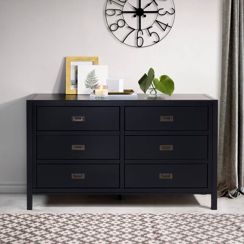 Lydia Solid Wood Modern Contemporary Dresser