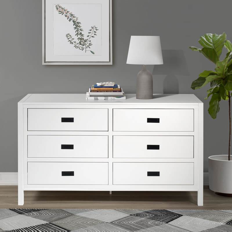 Lydia Solid Wood Modern Contemporary Dresser