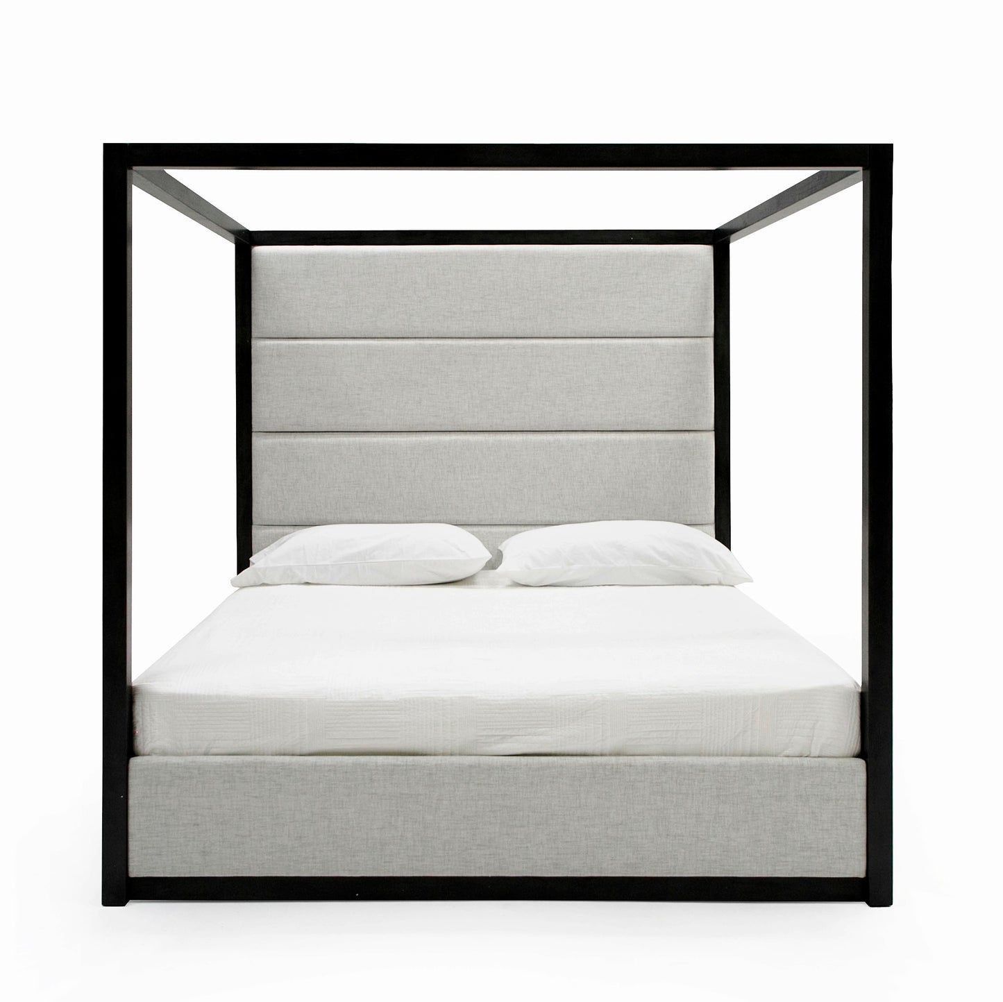 Modrest Manhattan - Contemporary Canopy Grey Bed -eastern