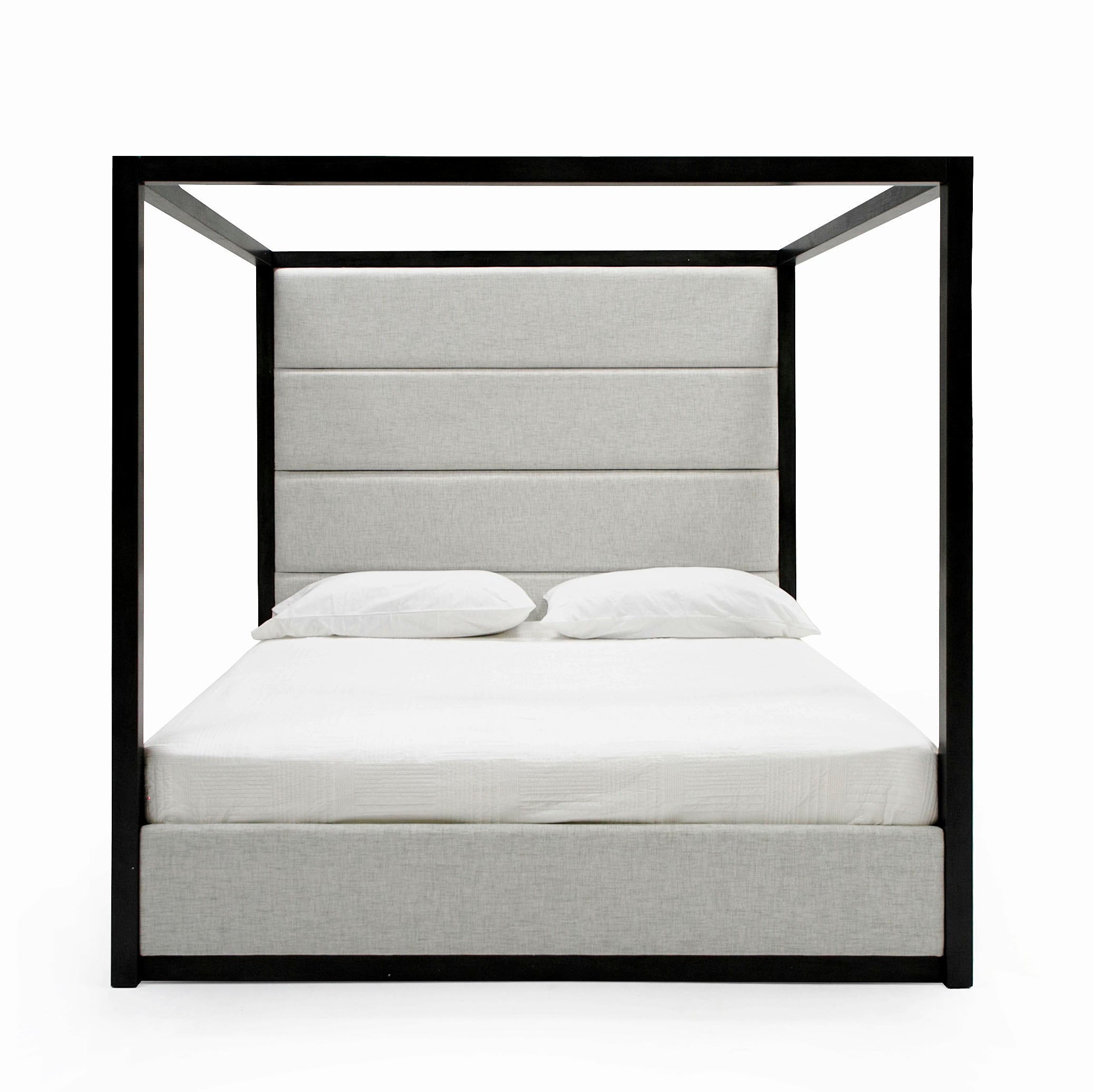 Modrest Manhattan - Contemporary Canopy Grey Bed -queen