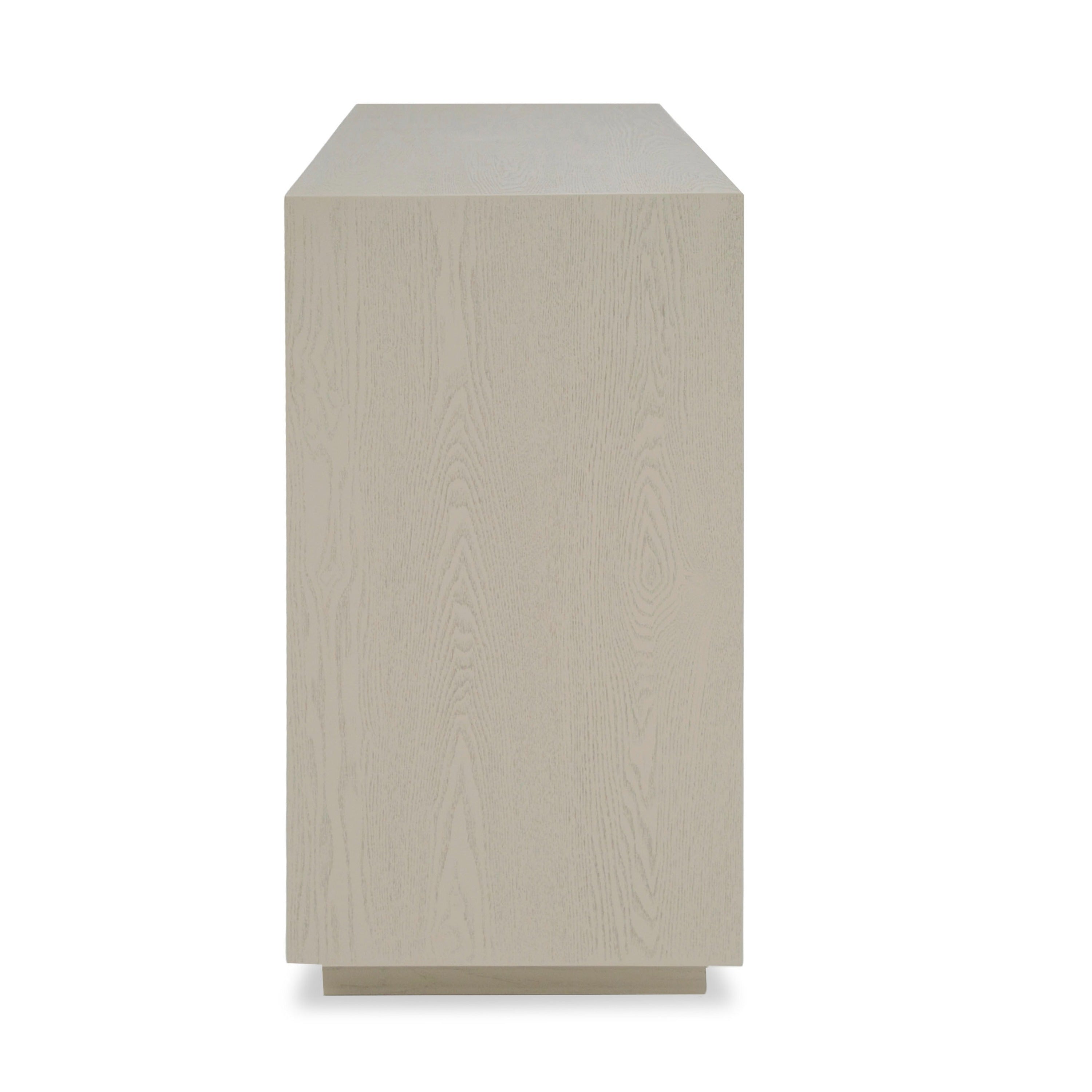 Modrest Marjorie - Modern Cream & Brushed Gold Nightstand