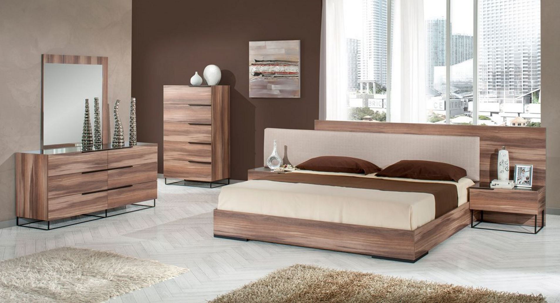 Nova Domus Matteo - Modern Italian Walnut Dresser