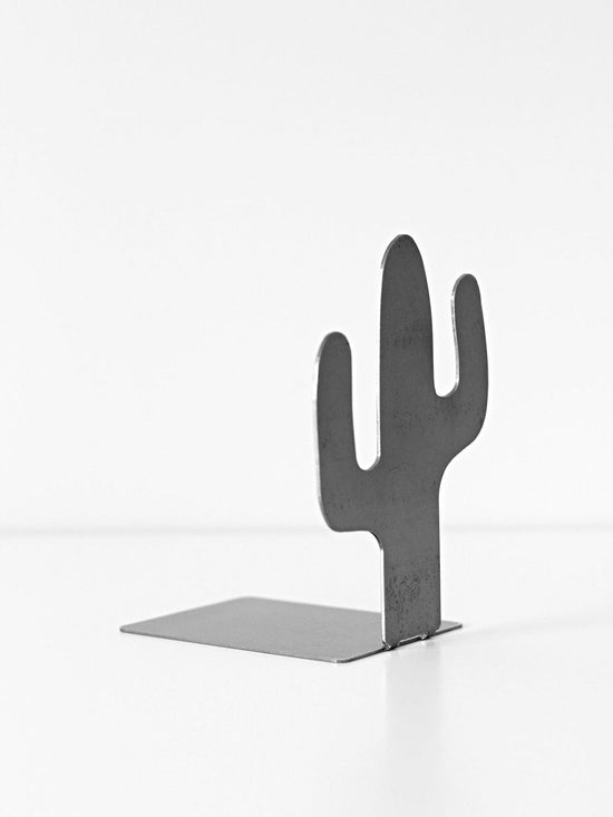 Metal Cactus Bookend