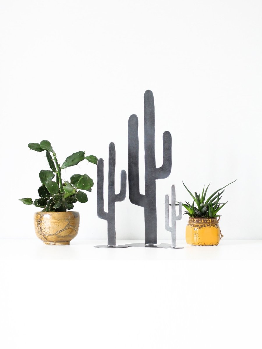 Metal Cactus Silhouette - Large