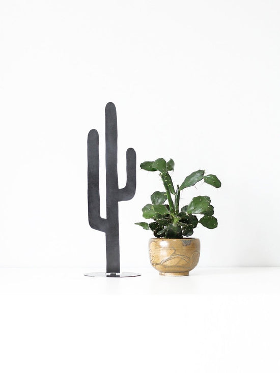 Metal Cactus Silhouette - Large