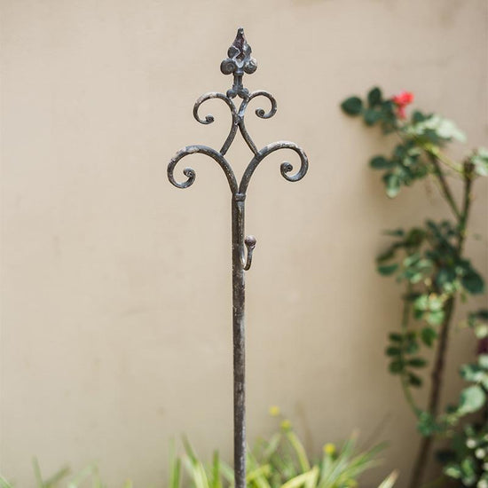 Metal Hanging Plant Stand with Hook Adjustable Height