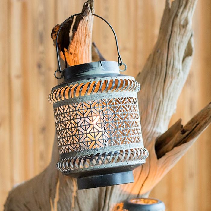 Metal Lantern Candle Holder