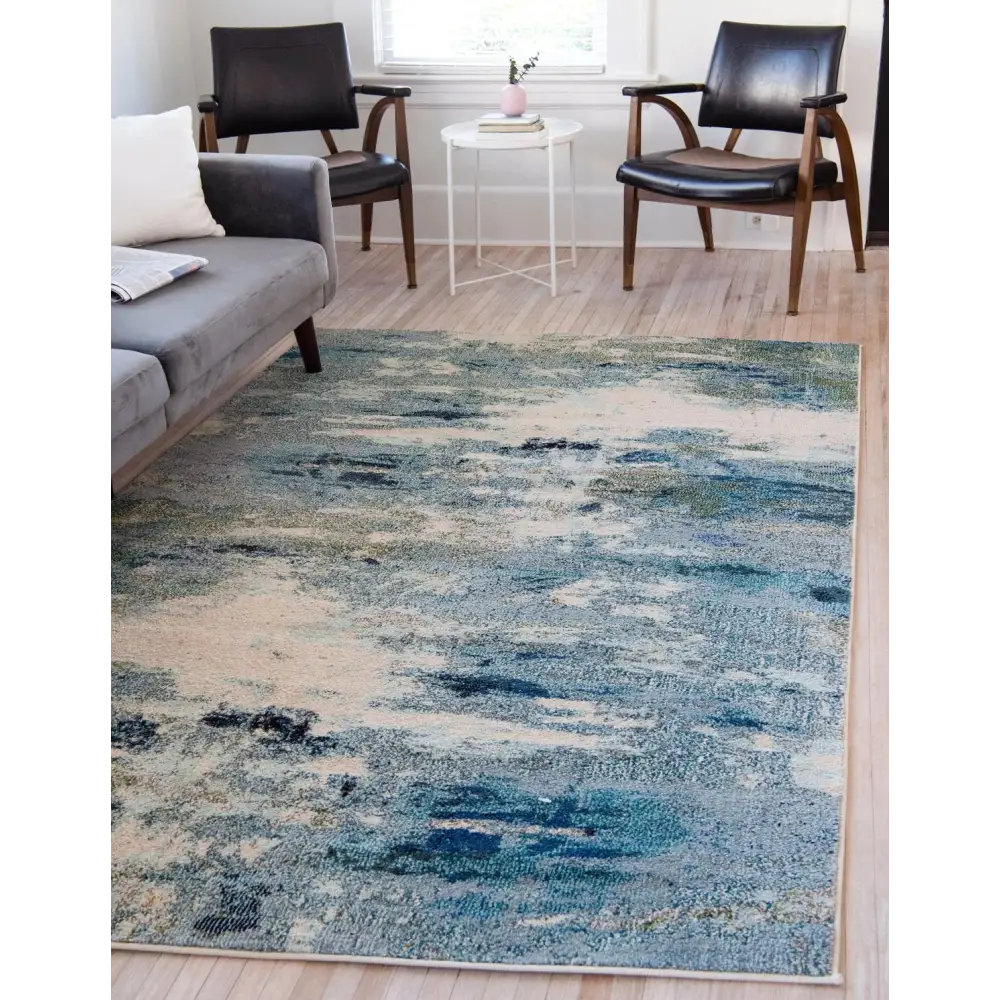 Modern designed avalon chromatic rug