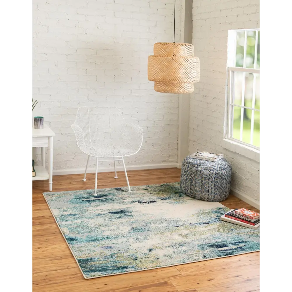 Modern designed avalon chromatic rug