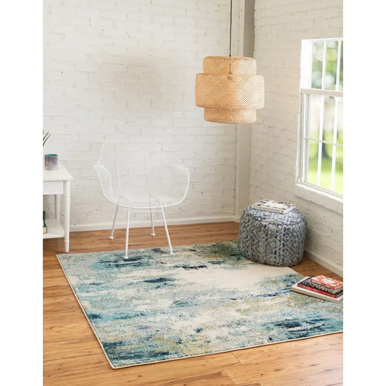 Modern designed avalon chromatic rug