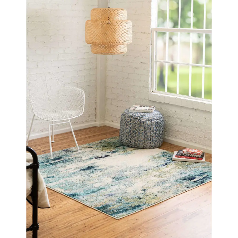 Modern designed avalon chromatic rug