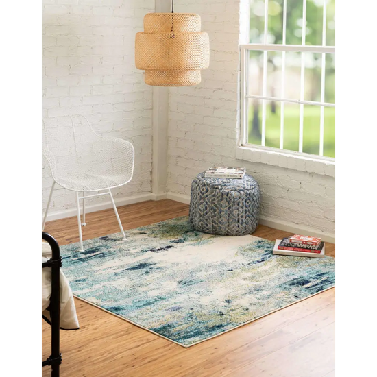 Modern designed avalon chromatic rug