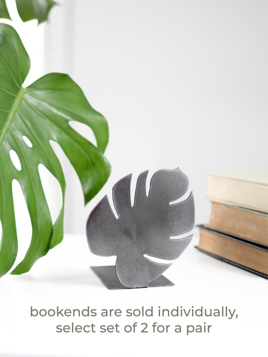 Monstera Leaf Bookend