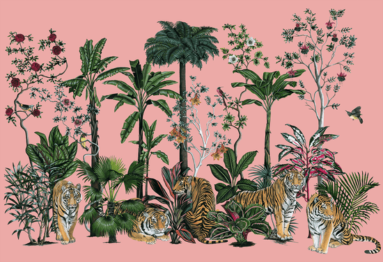 Tiger Summer in Pink