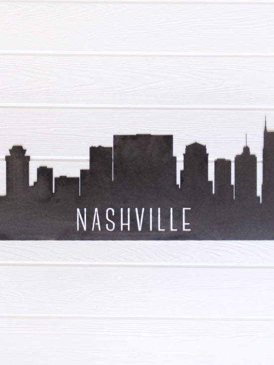 Nashville Skyline Metal Art