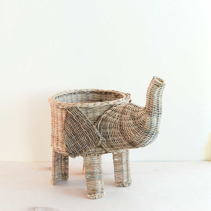 Rattan Elephant Basket