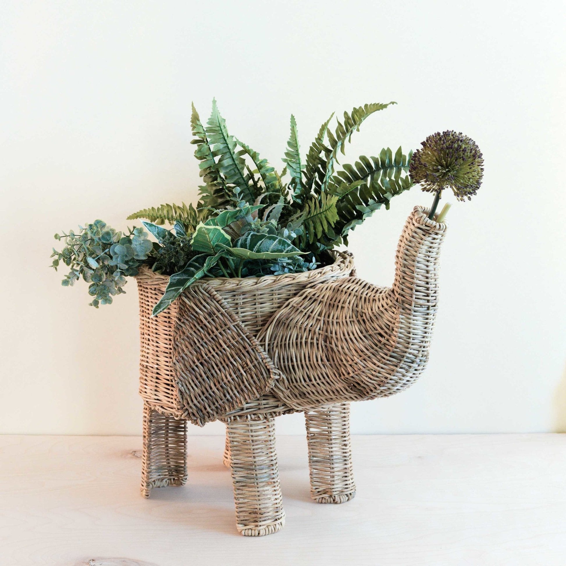 Rattan Elephant Basket