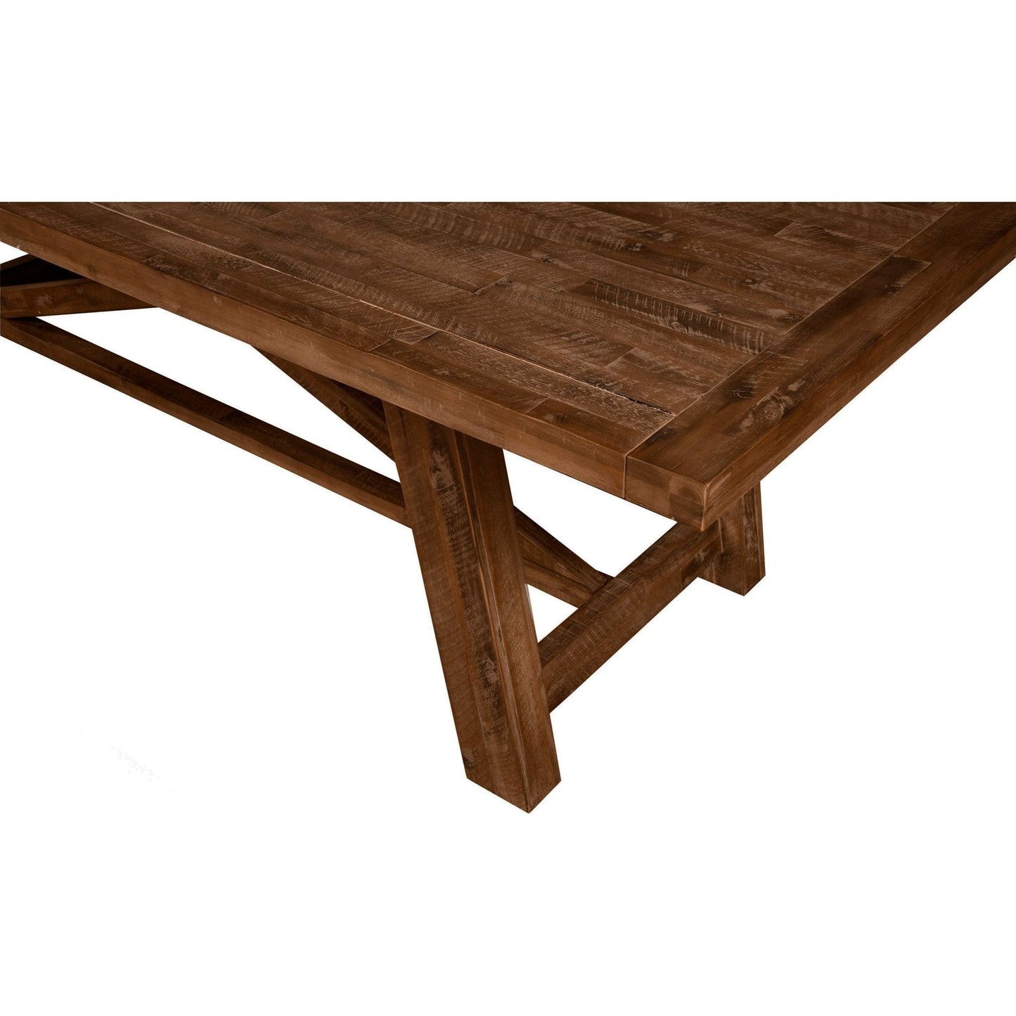 Newberry Rectangular Dining Table, Medium Brown