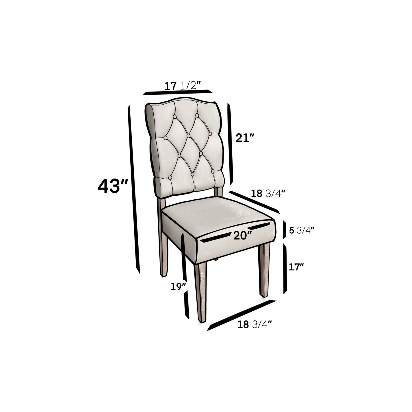 Newberry Side Chairs, Weathered Natural