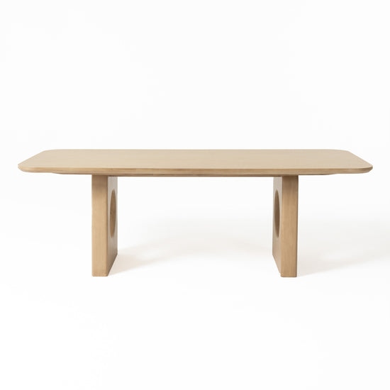 Nova Domus Oshana - Modern White Oak Dining Table