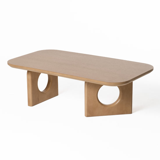 Nova Domus Oshana - Modern White Oak Coffee Table